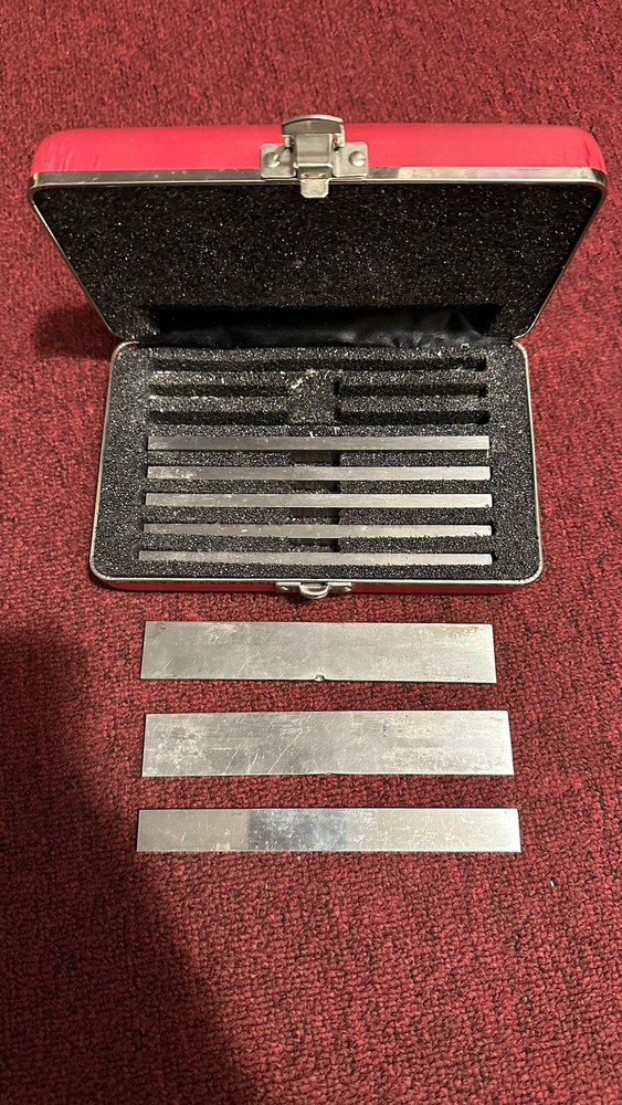 STARRETT 384 PRECISION PARALLEL SET MACHINIST TOOL MAKER GRIND INSPECTION