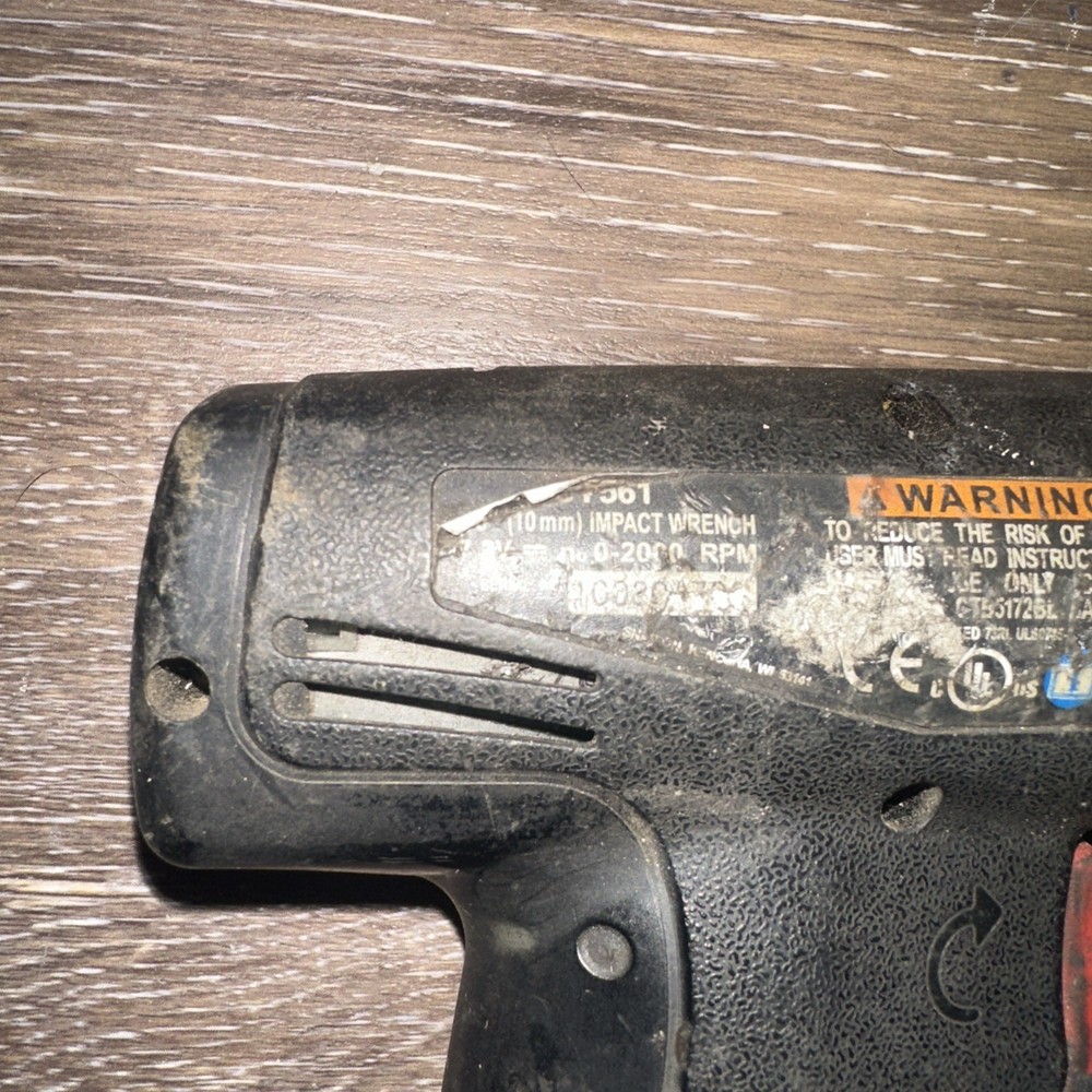 Snap On Tool CT561 7.2 Cordless 3/8" Driver TOOL ONLY