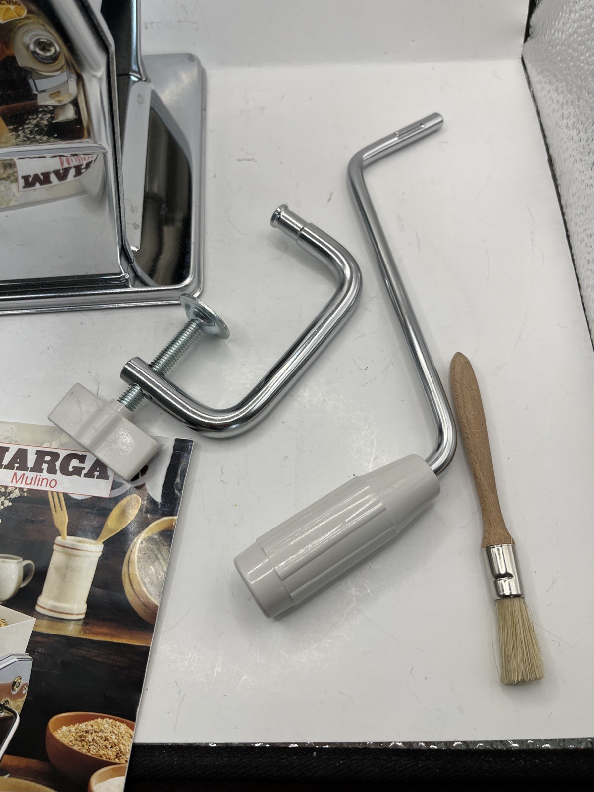 Vintage Marcato Marga Mulino Steel Mill Grain Crusher Grinder Machine Italy EUC