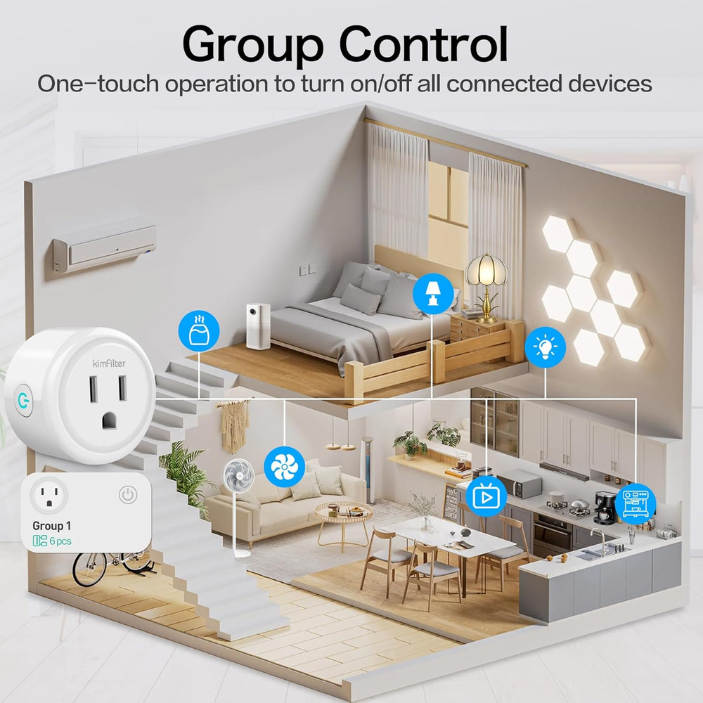 🔌 Smart WiFi Plug | Alexa & Google | Remote App & Timer Control