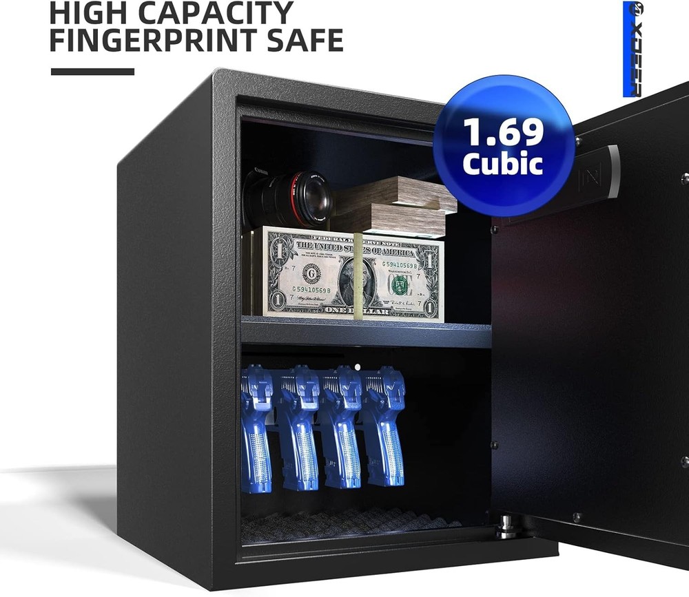 Optimal Protection Biometric Safe Box, 1-