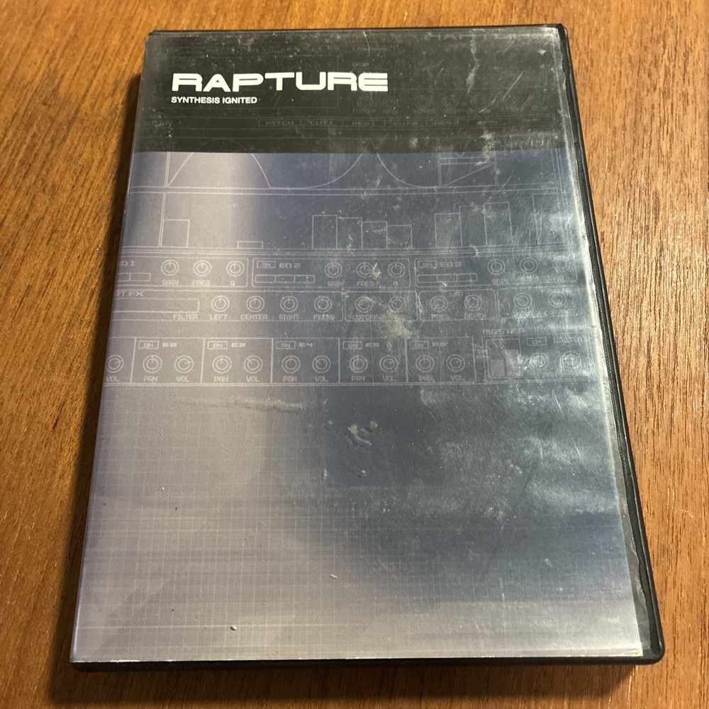 Cakewalk Rapture Version 1.0 VSTi Synth Software Disc PC/Mac Audio Plugin