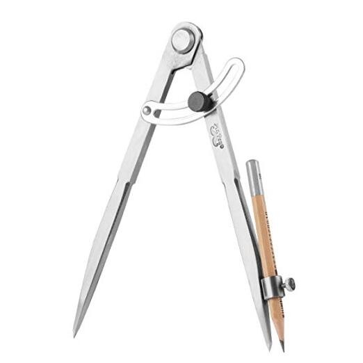 - Professional Compass for Woodworking, 8 Inch Compass with Wing, Large