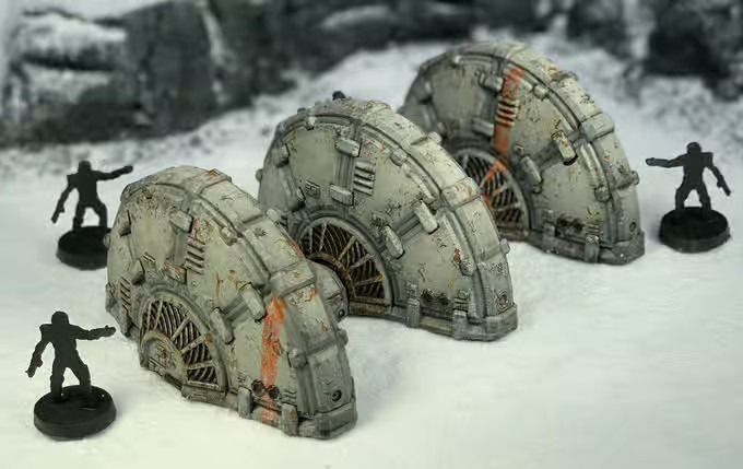 Generators for 28mm Legion Sci-fi Tabletop Terrain