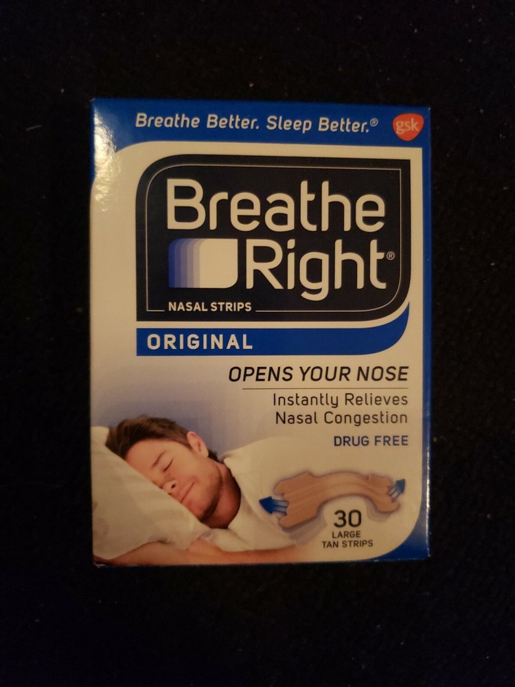 Breathe Right Large Original Tan Nasal Strips
