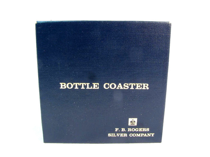 FB Rogers Silver Company Bottle Coaster Strawberry Design Rare w/ Box