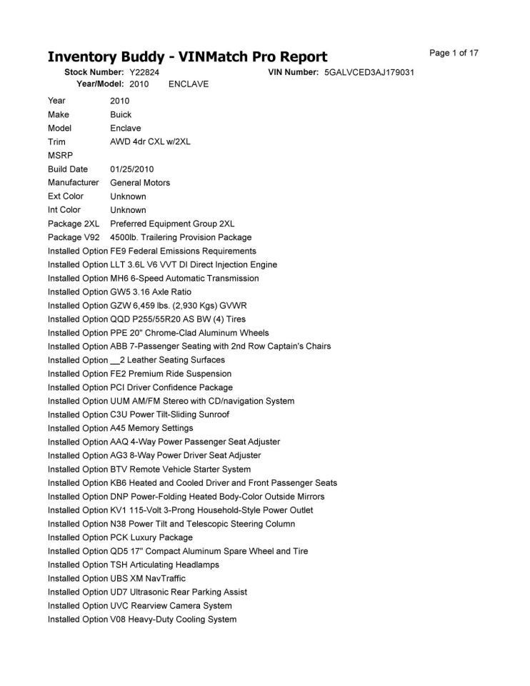 Radiator Core Support Fits 08-12 ENCLAVE 2448334