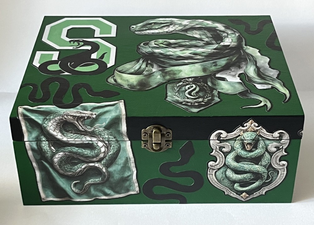 Slytherin inspired Memory / Keepsake Box