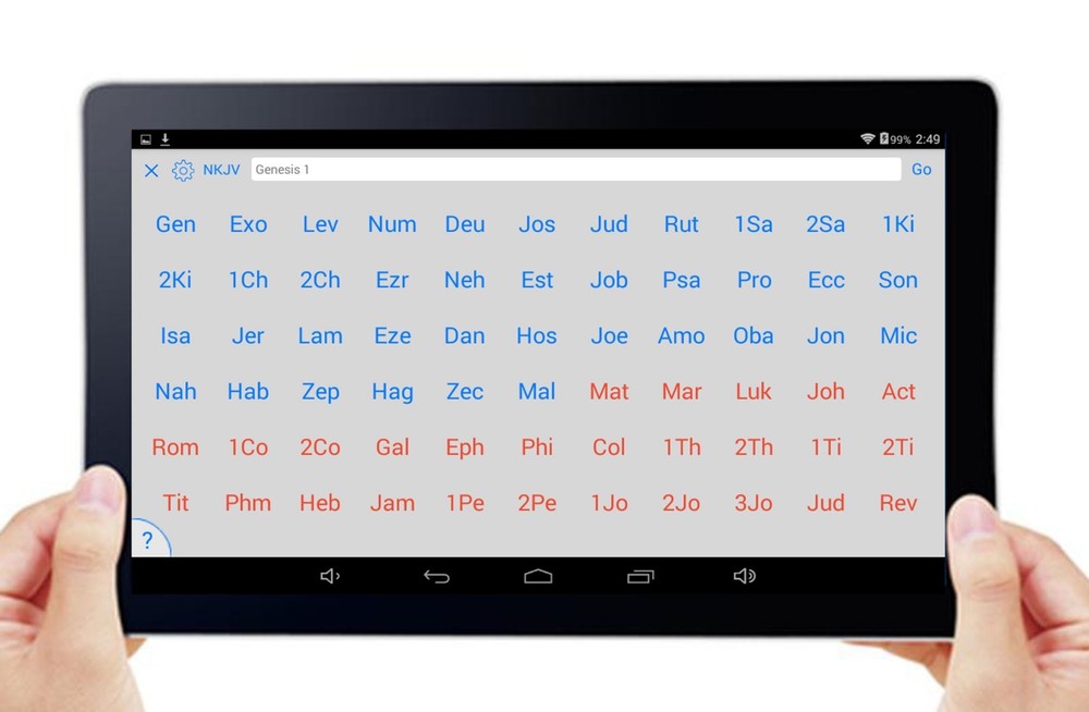 'BIBLE TABLET' - *A 10.1" Tablet with TWO Bible Versions.
