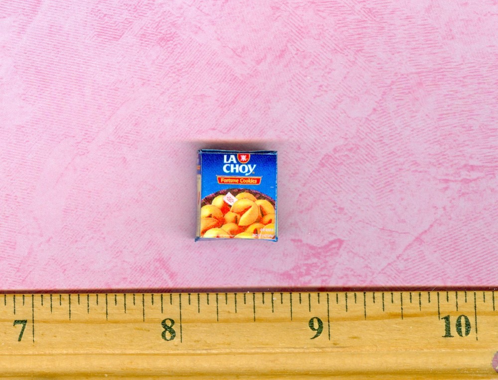 Dollhouse Miniature size Fortune Cookie box
