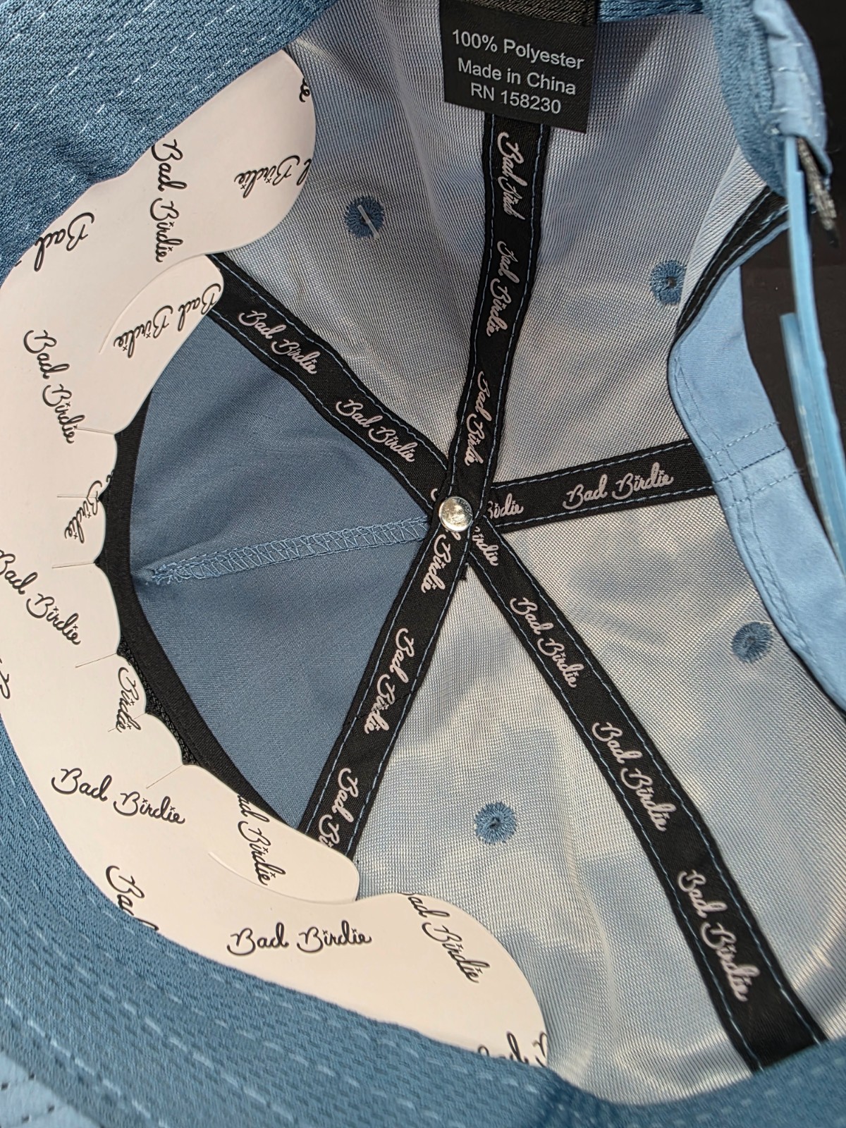 NEW Bad Birdie Rope Cornet Blue Embroidered Polyester Snapback Golf Hat OSFM