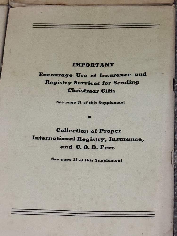 6 United States Official Postal Guides From 1940 Paperback