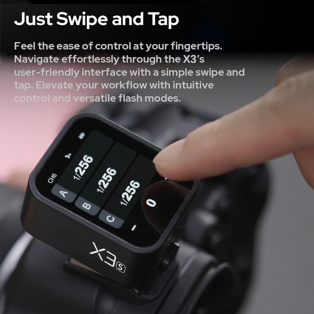 Godox X3S Wireless Flash Trigger AutoFlash OLED Touchscreen For Camera LBAL
