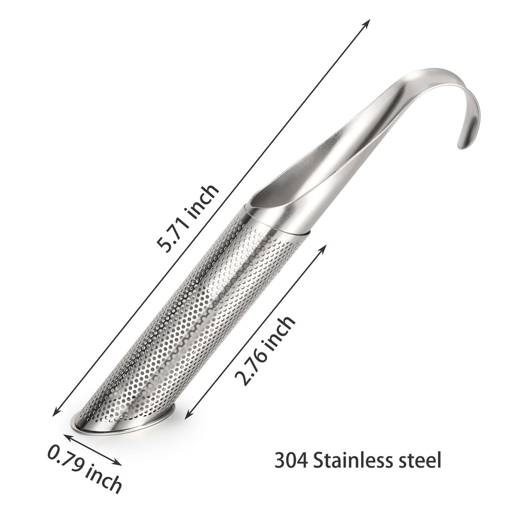 Leaf Tea Infusers 304 Stainless Steel Tea Strainer Herbal Spice Filter Diffuser