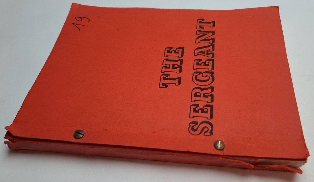 THE SERGEANT / Dennis Murphy 1967 Screenplay, Rod Steiger drama