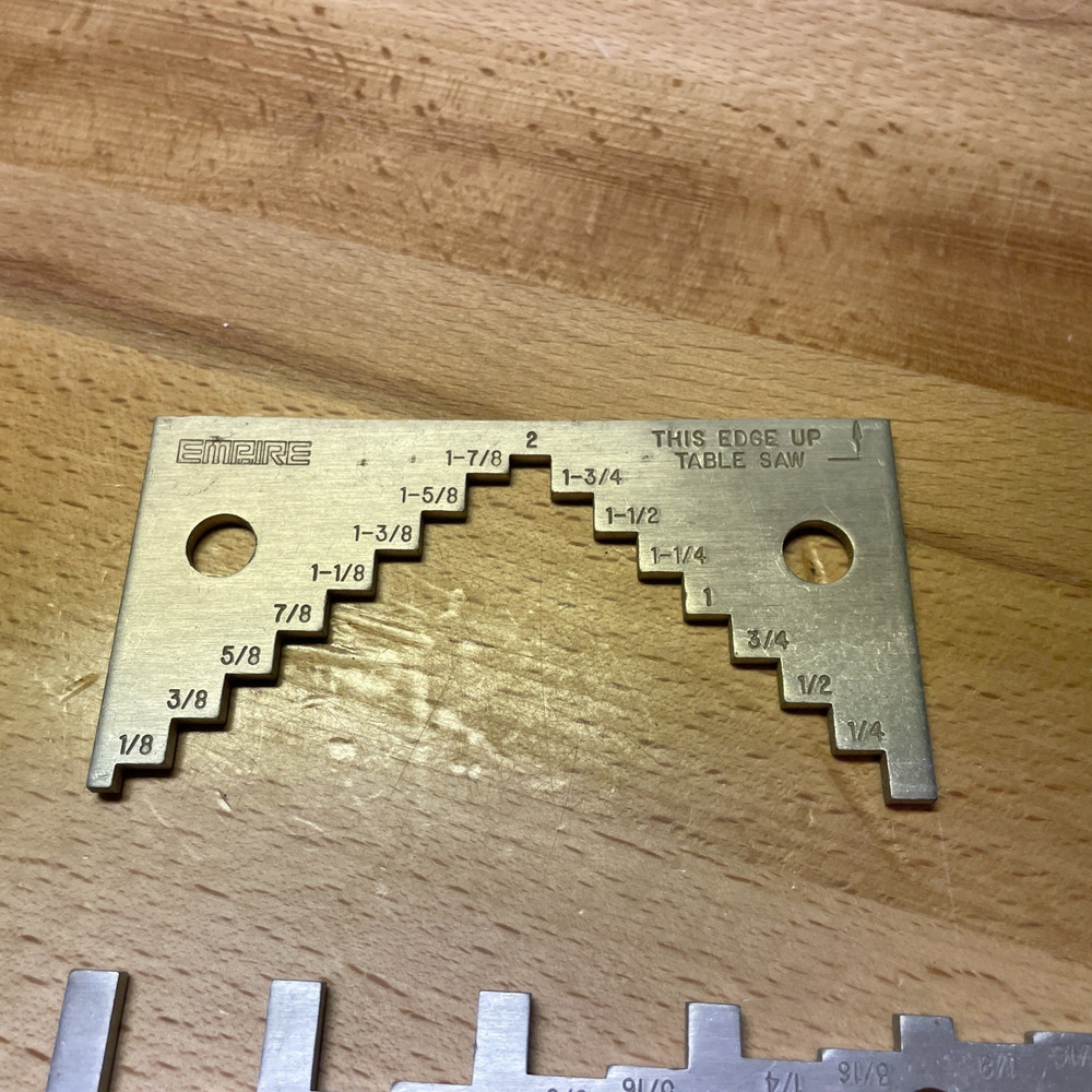 Empire Table Saw Depth Gauges 103 & 104