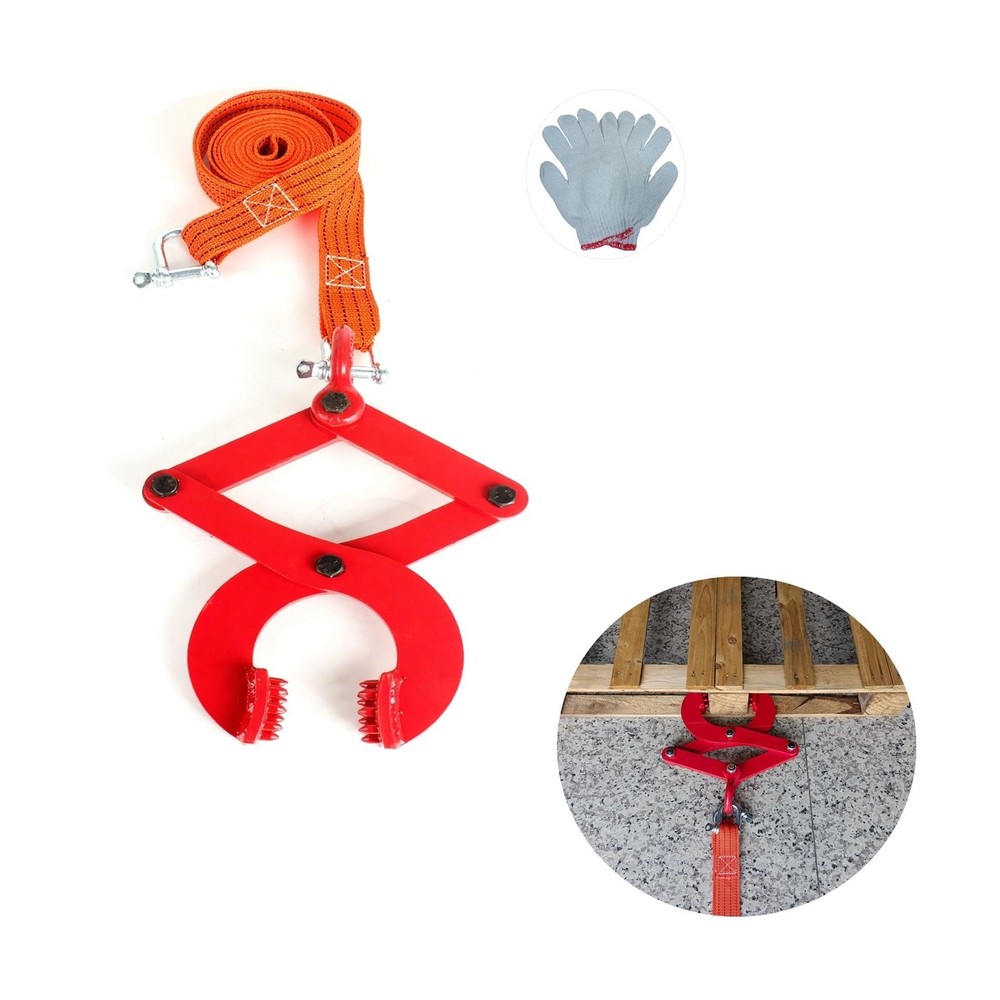 Pallet Puller Clamp,Stump Puller,2204pound Pulling Capacity Heavy Duty Single...