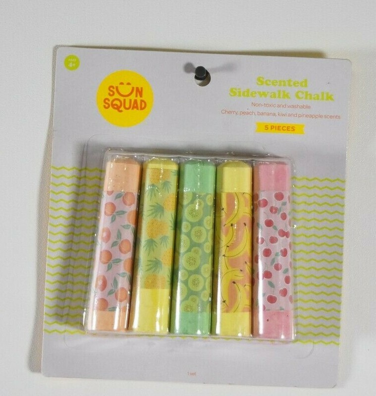 Sun Squad- Scented Sidewalk Chalk Set 5pc