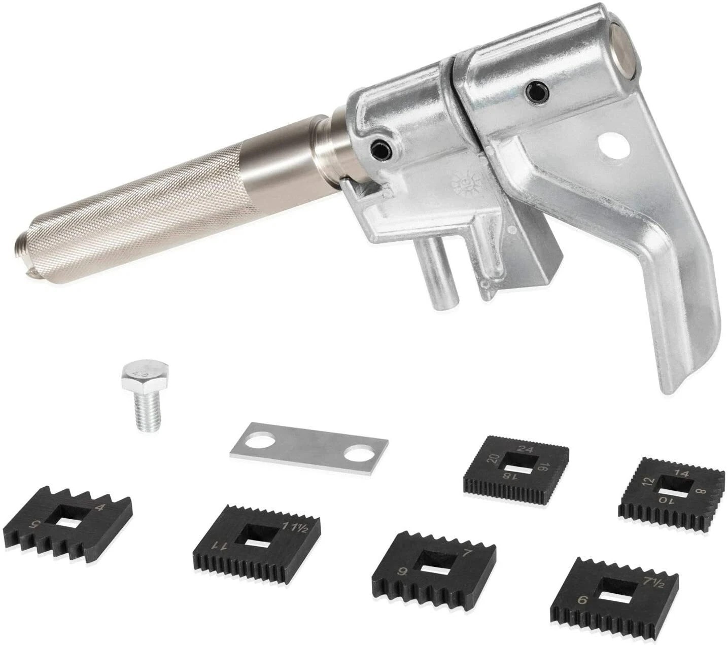 Universal Outside Thread Chaser with 6 Dies Use for 1-1/4” to 5” O.D 216884 US