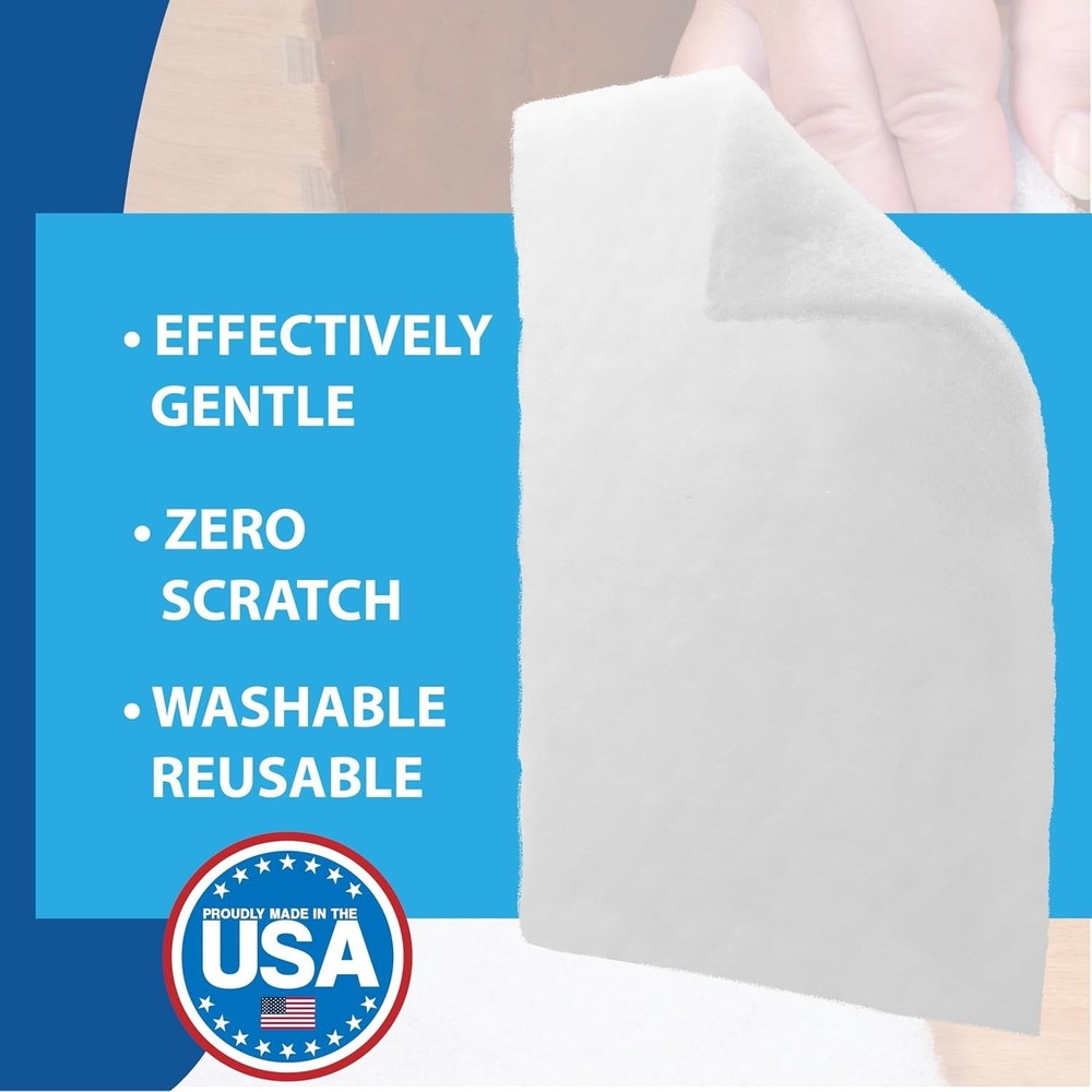 Versatile 6x9 Non-Woven Pads: 10-Pack Non-Scratch Buffing & Cleaning Solution
