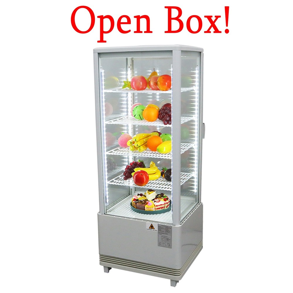 openbox-Gass Refrigerated Cake Fruit Display Case 5-Layer Automatic Defrost 110V