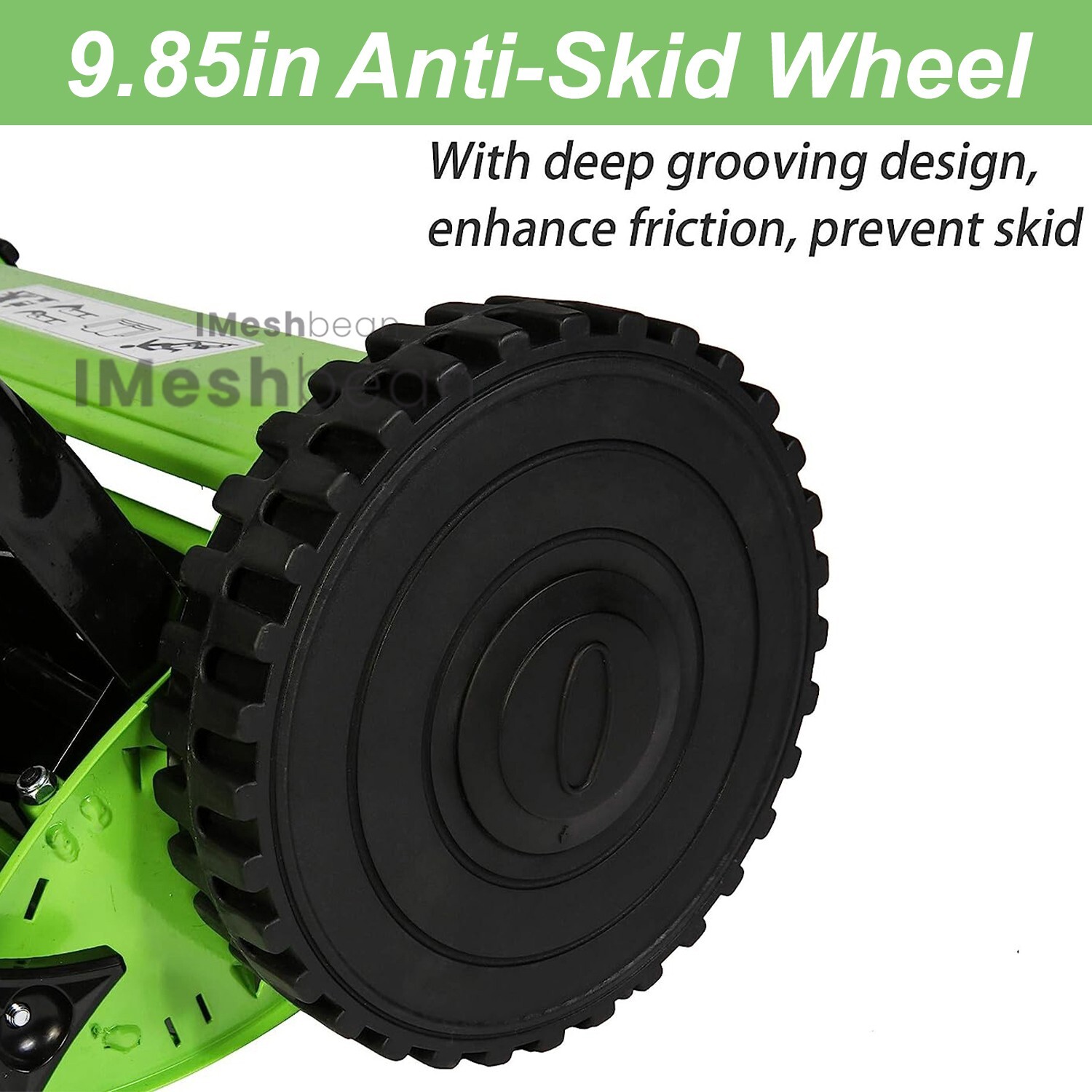 16-Inch 5-Blade Manual Reel Lawn Mower w/Adjustable Cutting and Handle Height