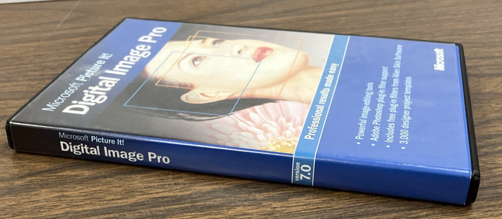 Microsoft Picture It! Digital Image Pro Version 7.0 - 2 CD Set - Photo Editing