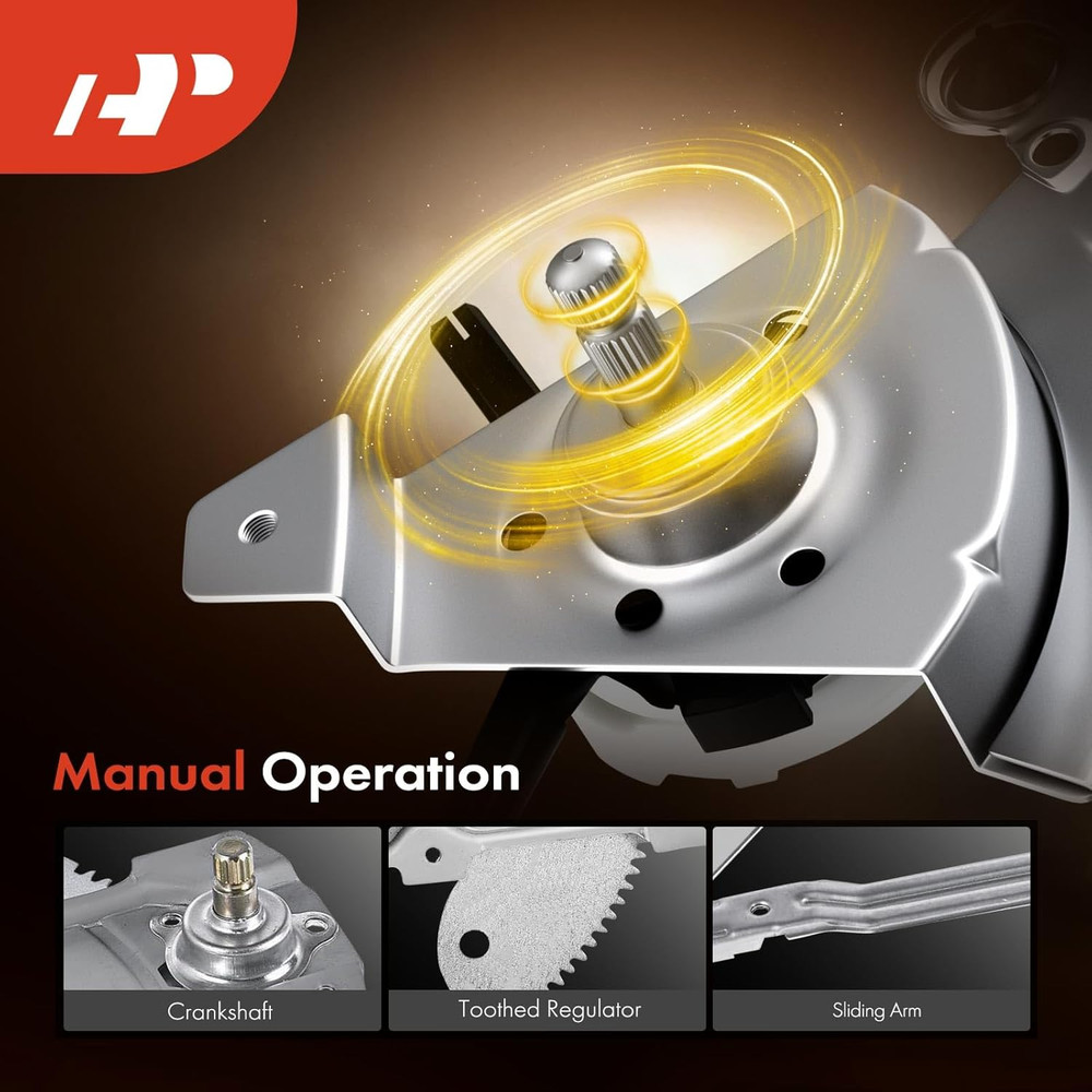 1995-2004 Tacoma Front Left Driver Side Manual Window Regulator–Compatible