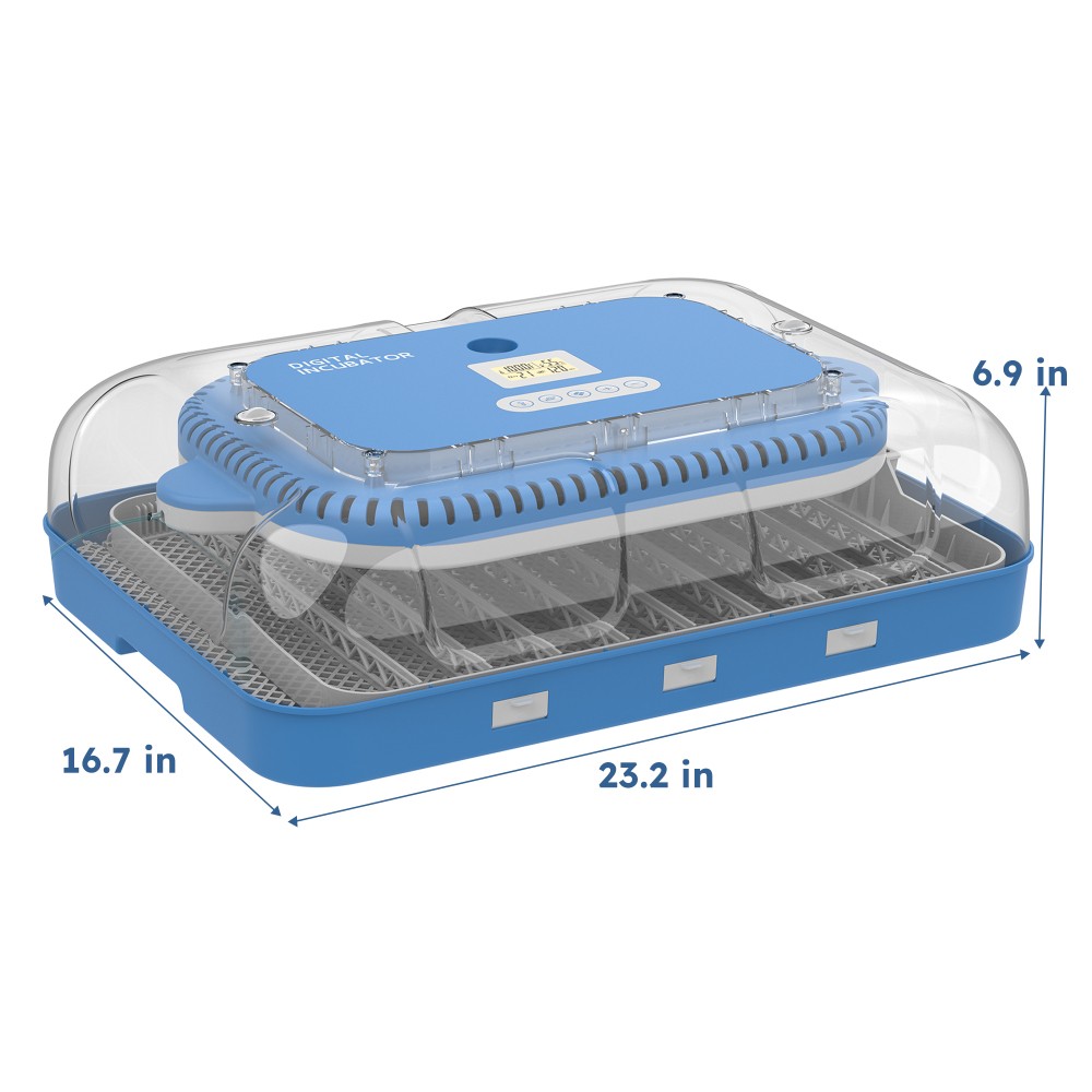 70 Egg Incubator Hatcher Automatic Egg Turning & Temperature Control for Chicken