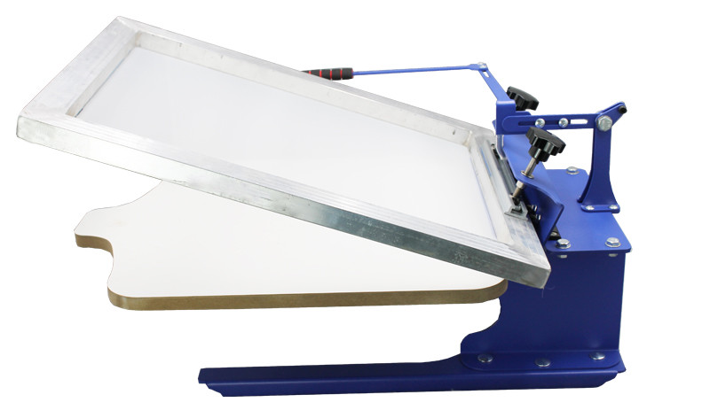 1 Color Screen Printing Press Materials Kit New Model Printer with Screen Frame