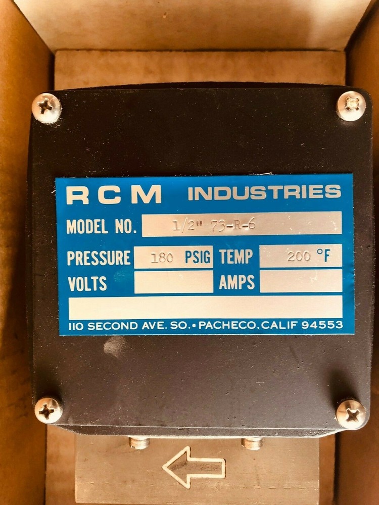 RCM Industries 73-R-6 .5” Flow Meter