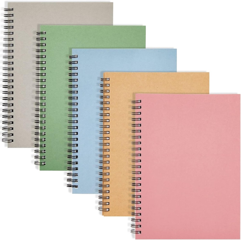 Spiral Journals, Small Notebooks Bulk Lined Pas for Work, Students,