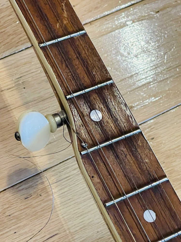 Vintage 1970s ENCORE Banjo 5-String E-75 With Case