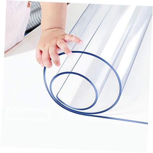 Clear Table Protector Plastic 40"x58" Clear Color Rectangle Shape 1.5mm Thick