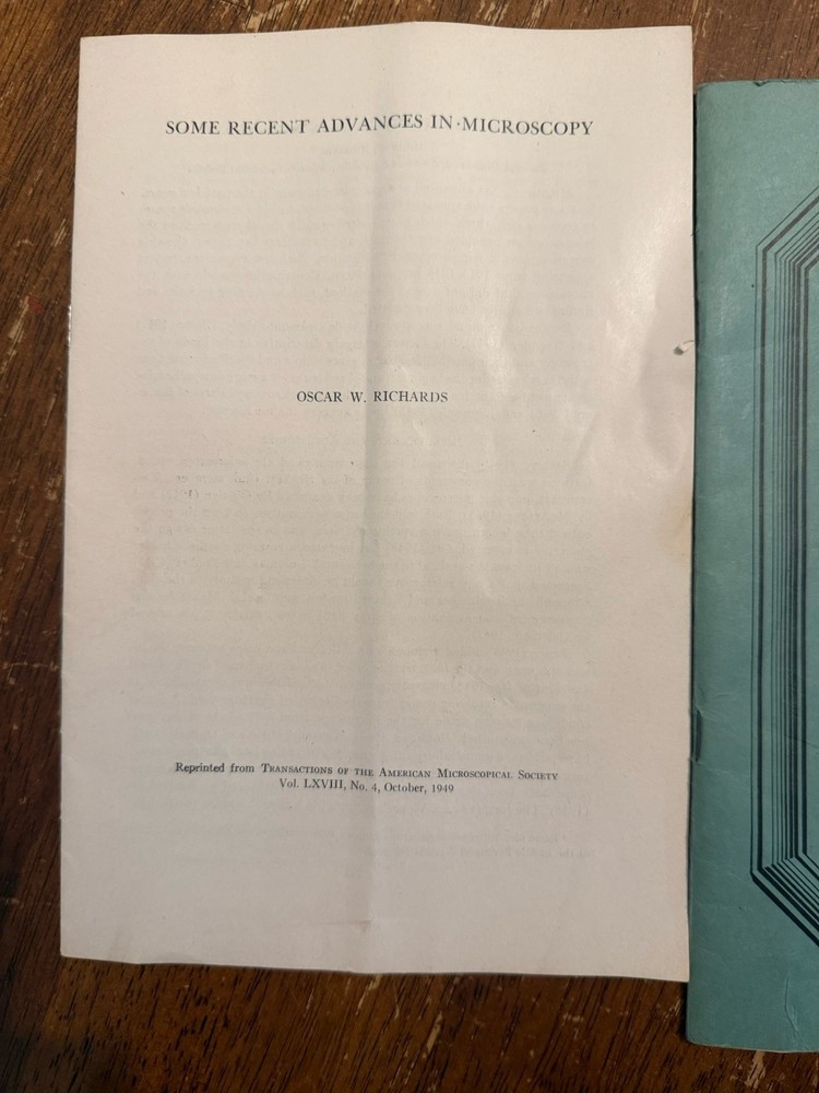 Vtg Bausch & Lomb Binocular Microscope