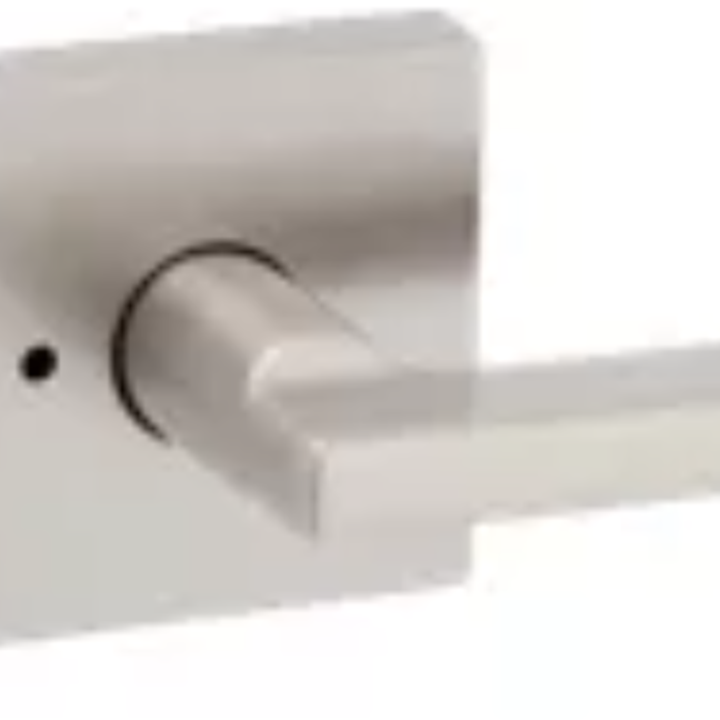 LOT OF 2 Kwikset Halifax Lever (Square) - Passage Satin Nickel 97200-852