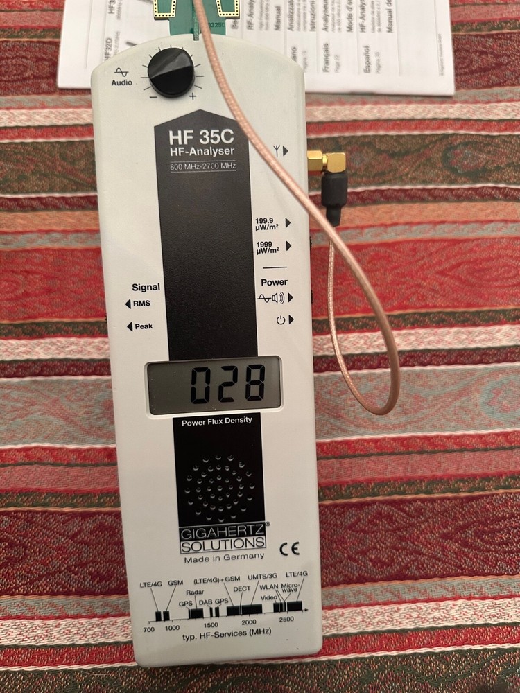 HF35C High Frequency (HF) Electromagnetic Smog Meter