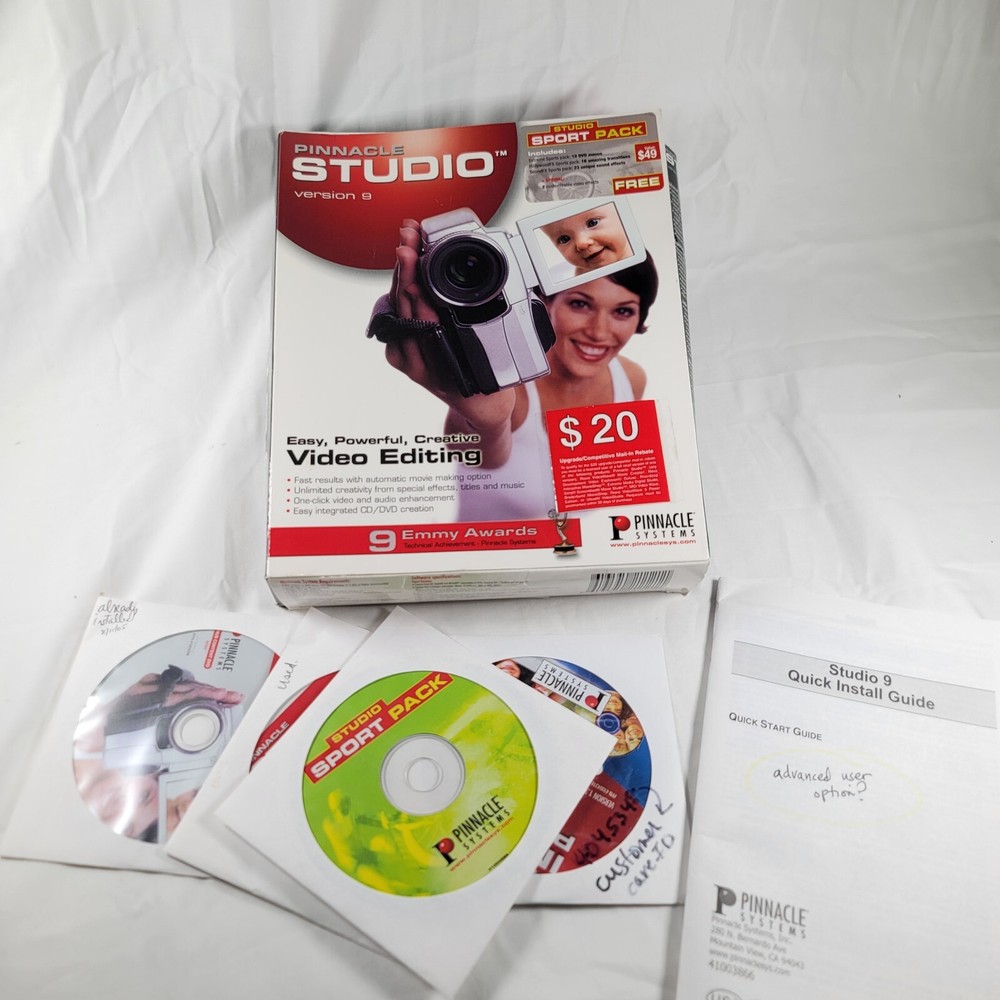 Pinnacle Studio AV/DV Version 9 Video Editing