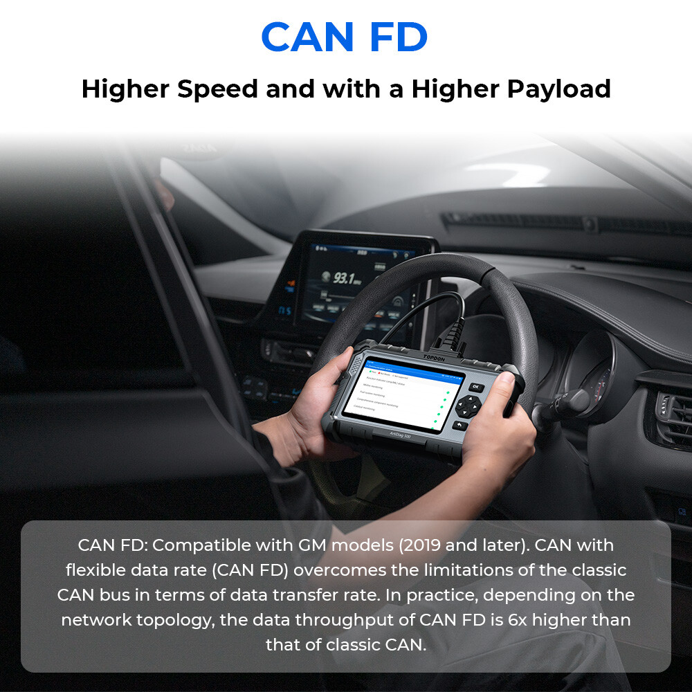 TOPDON AD500 SRS ABS ENGINE AT Car Code Reader Diagnostic OBD2 Scanner