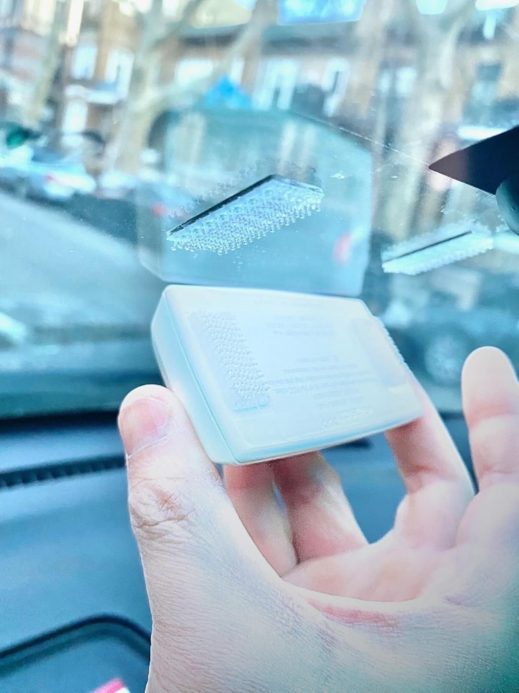 Easy-Install 4-Pack Adhesive Mounting Strips for Windshield Transponders