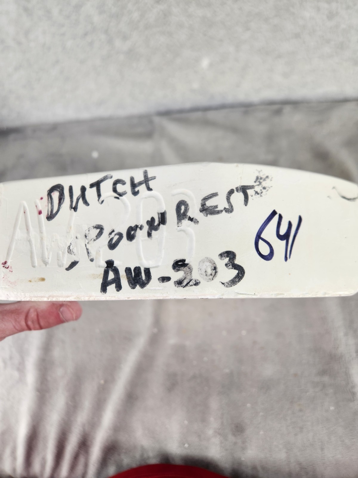 Vintage Ceramic Slip Casting Mold Dutch Girl Spoon Rest Scioto Aw-203