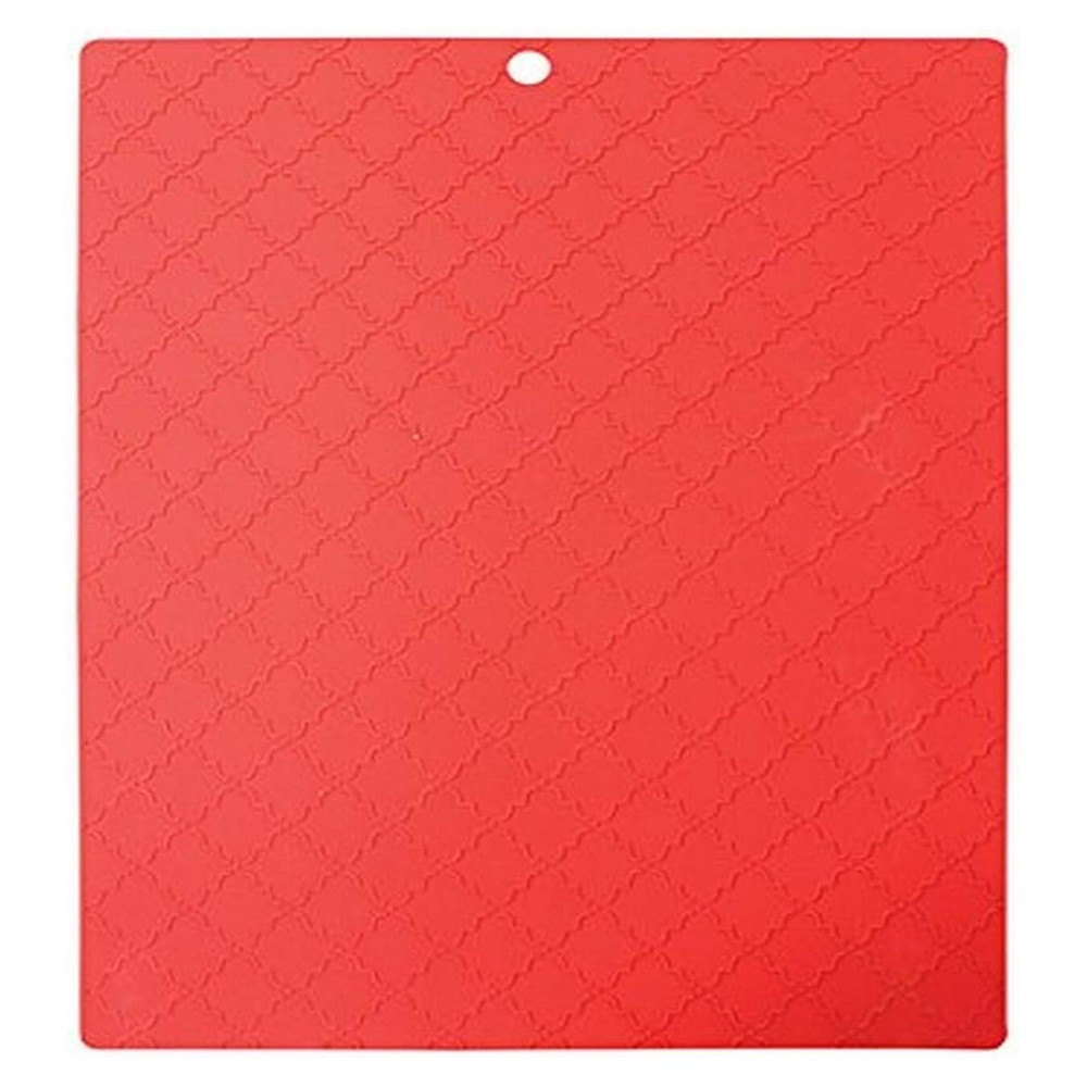 TableCraft Silicone 7pc Kitchen Tool & Trivet Set - Red