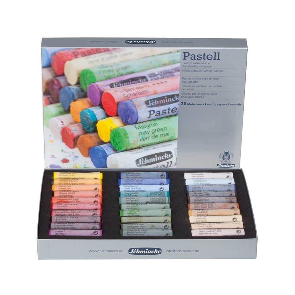 Schmincke Soft Pastel Set - 30 Colours - Assorted