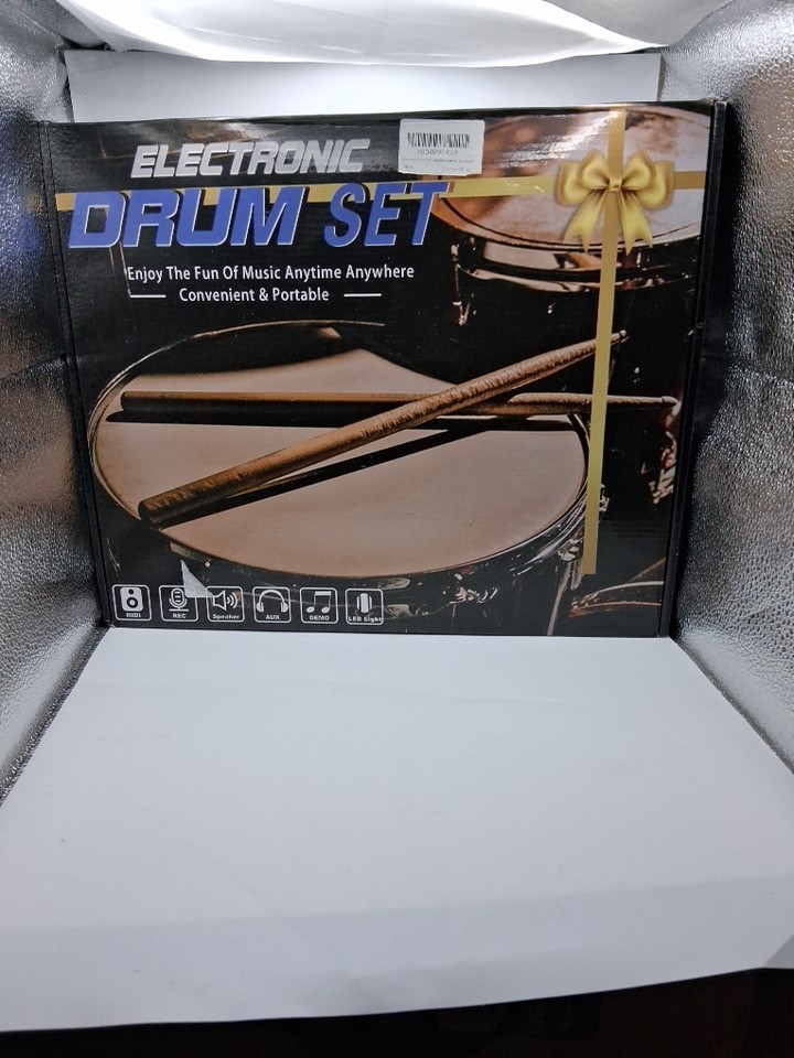 Electronic Kids Portable MIDI Practice Drum Pad Fun Convenient Portable