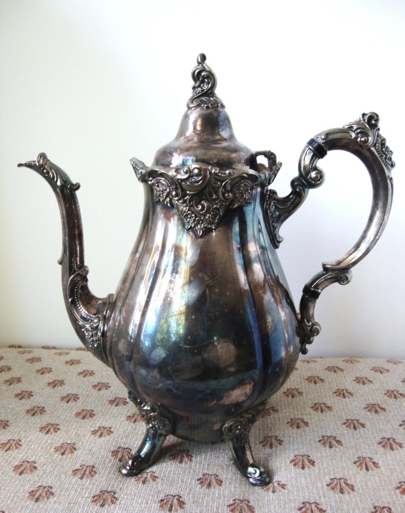 Baroque 4 Piece Tea Set by Wallace