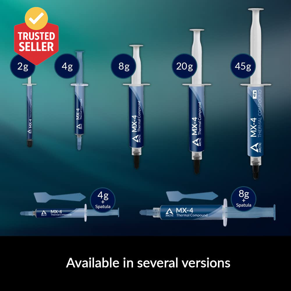MX-4 (4 G) - Premium Performance Thermal Paste for All Processors (CPU, GPU - PC