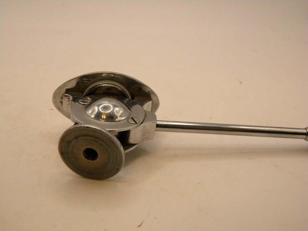 VINTAGE Nickel Plated Camera Tripod Adj. Arm