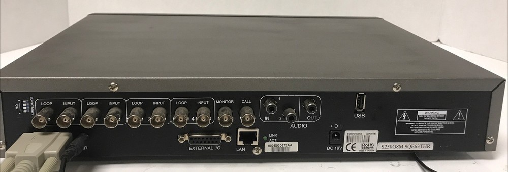 TSM 4 CHANNEL DVR 7DA00147 SECURITY CAMERA CONTROL PANEL W/ HDD