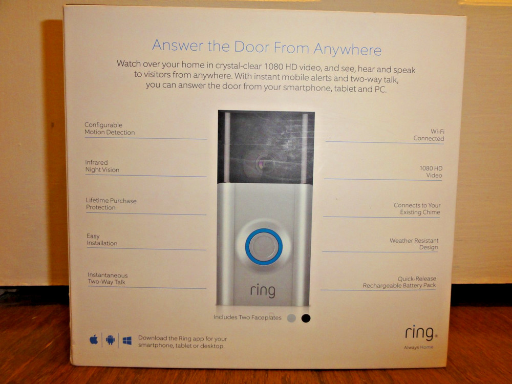 Ring Video Doorbell 2 – Open Box / Complete Kit
