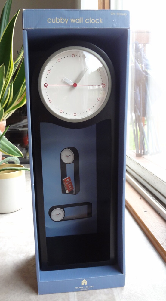 Michael Graves Cubby Wall Clock